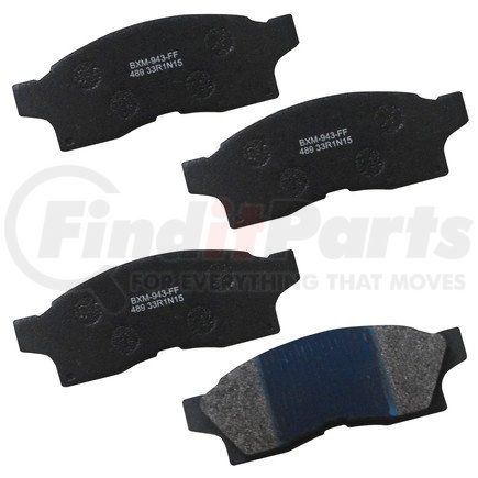 SBM489 by BENDIX - STOP CERAMIC DISC PAD SET