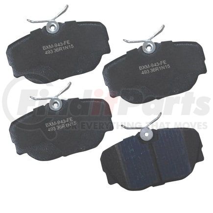 SBM493 by BENDIX - STOP CERAMIC DISC PAD SET