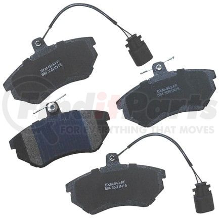 SBM684 by BENDIX - STOP CERAMIC DISC PAD SET