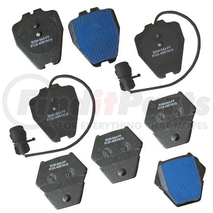 SBM912A by BENDIX - STOP CERAMIC DISC PAD SET