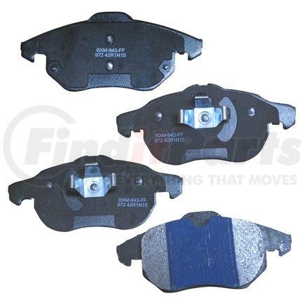 SBM972 by BENDIX - Stop Ceramic Disc Pad Set