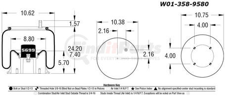 AS9580 by BWP-NSI - Firestone Air Spring