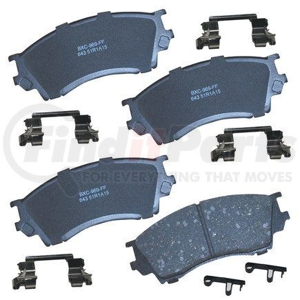 SBC643 by BENDIX - Stop Ceramic Disc Pad Set