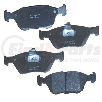 SBC644 by BENDIX - STOP CERAMIC DISC PAD SET