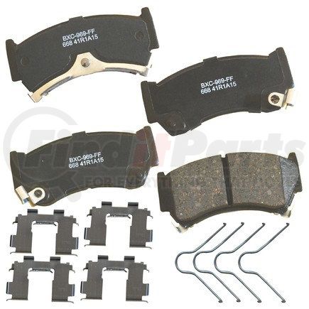 SBC668 by BENDIX - Stop Ceramic Disc Pad Set