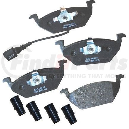 SBC768A by BENDIX - Stop Ceramic Disc Pad Set