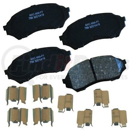 SBC798 by BENDIX - STOP CERAMIC DISC PAD SET