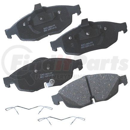 SBC869 by BENDIX - Stop Ceramic Disc Pad Set