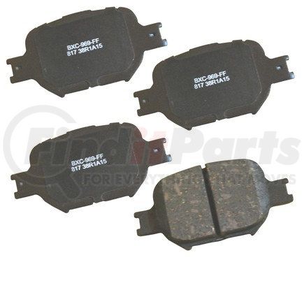 SBC817 by BENDIX - STOP CERAMIC DISC PAD SET