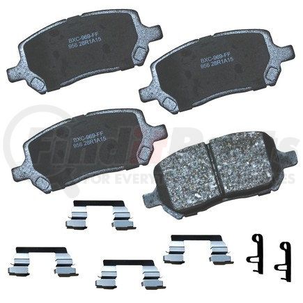 SBC956 by BENDIX - STOP CERAMIC DISC PAD SET