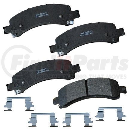 SBC974A by BENDIX - Stop Ceramic Disc Pad Set