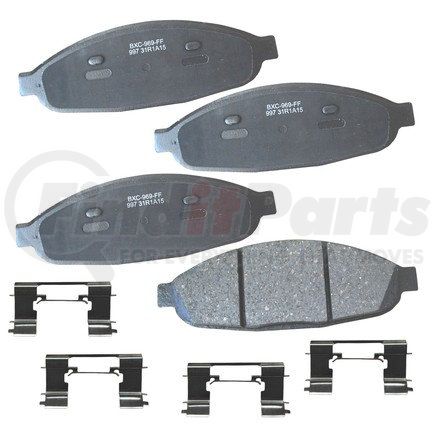 SBC997 by BENDIX - Stop Ceramic Disc Pad Set