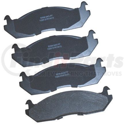 SBM1025 by BENDIX - STOP CERAMIC DISC PAD SET