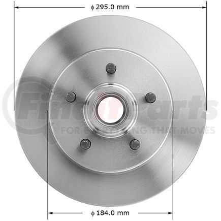 141830 by BENDIX - Disc Brake Rotor - 11.61 in. Outside Diameter