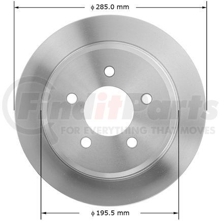 141901 by BENDIX - Disc Brake Rotor - 11.22 in. Outside Diameter