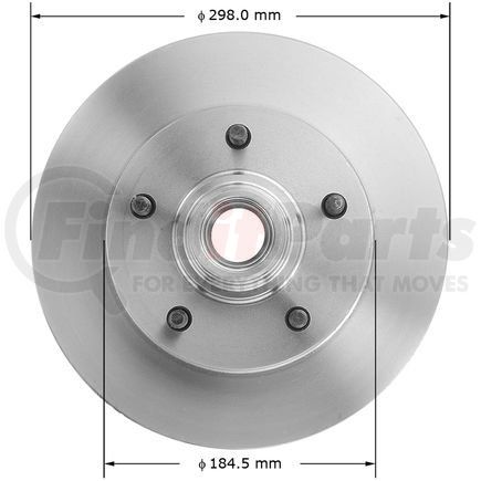 141907 by BENDIX - Disc Brake Rotor - 11.73 in. Outside Diameter