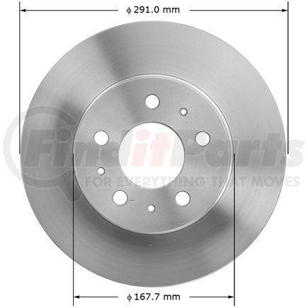 145048 by BENDIX - Disc Brake Rotor - 11.45 in. Outside Diameter