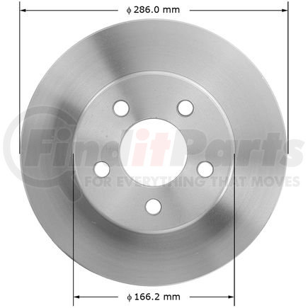 145075 by BENDIX - Disc Brake Rotor - 11.25 in. Outside Diameter