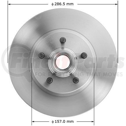 145076 by BENDIX - Disc Brake Rotor - 11.27 in. Outside Diameter