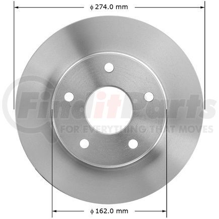 145182 by BENDIX - Disc Brake Rotor - 11.18 in. Outside Diameter