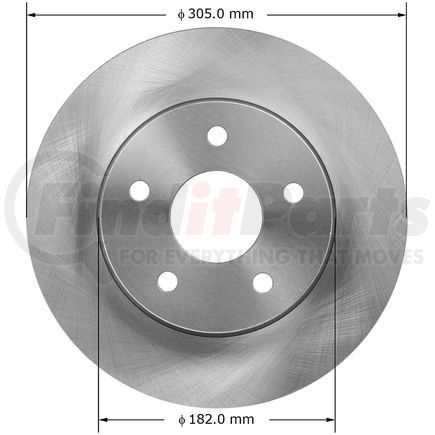 145254 by BENDIX - Disc Brake Rotor - 12.00 in. Outside Diameter