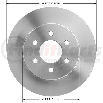 145147 by BENDIX - Disc Brake Rotor - 11.29 in. Outside Diameter