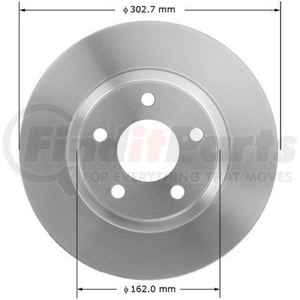 145150 by BENDIX - Disc Brake Rotor - 11.91 in. Outside Diameter
