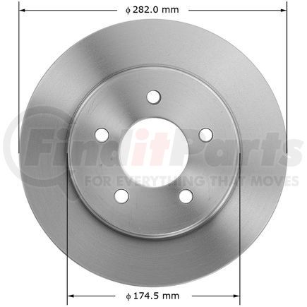 145152 by BENDIX - Disc Brake Rotor - 11.10 in. Outside Diameter