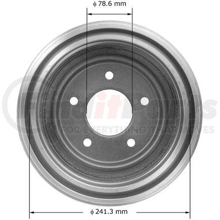 140484 by BENDIX - Brake Drum - New