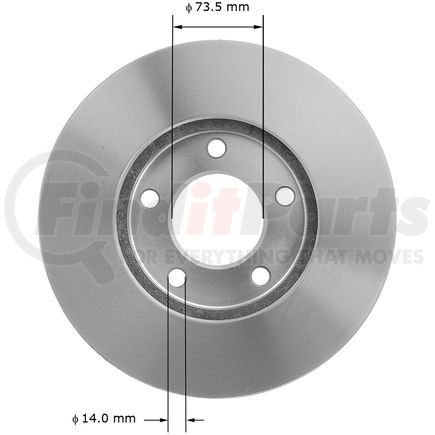 141576 by BENDIX - Disc Brake Rotor - 11.10 in. Outside Diameter