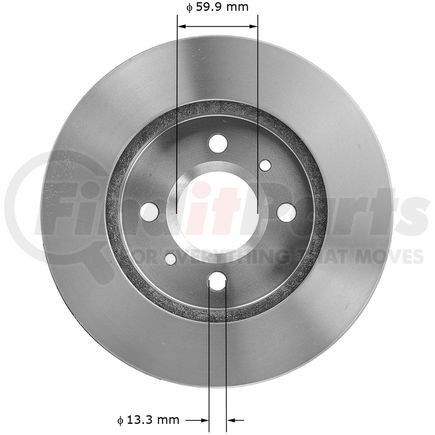 Bendix 141604 Disc Brake Rotor ROTOR