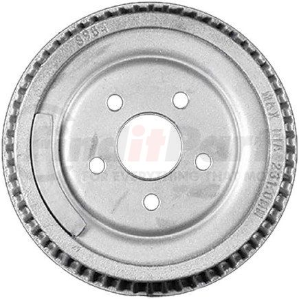 PDR0506 by BENDIX - Brake Drum - Rear, 9", Cast Iron, Natural, 5 Lug Holes, 100mm Bolt Circle