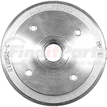 PDR0507 by BENDIX - Brake Drum - Cast Iron, 6.692 Inch Diameter, 4 Lug Holes