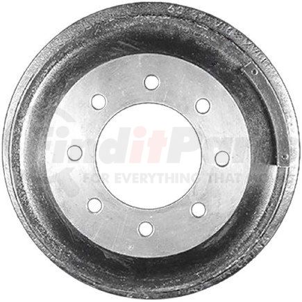 PDR0520 by BENDIX - Brake Drum - Rear, 12", Cast Iron, Natural, 8 Lug Holes, 6.5" Bolt Circle