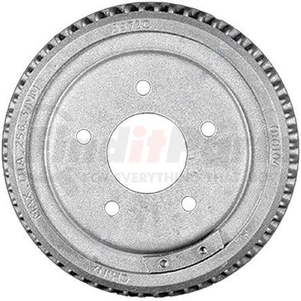 PDR0540 by BENDIX - Brake Drum - Rear, 10", Cast Iron, Natural, 5 Lug Holes, 5" Bolt Circle