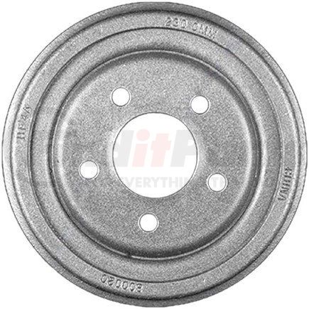 PDR0570 by BENDIX - Brake Drum - Rear, 9", Cast Iron, Natural, 5 Lug Holes, 4.5" Bolt Circle