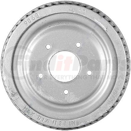 PDR0604 by BENDIX - Brake Drum - Rear, 11.15", Cast Iron, Natural, 5 Lug Holes, 5" Bolt Circle