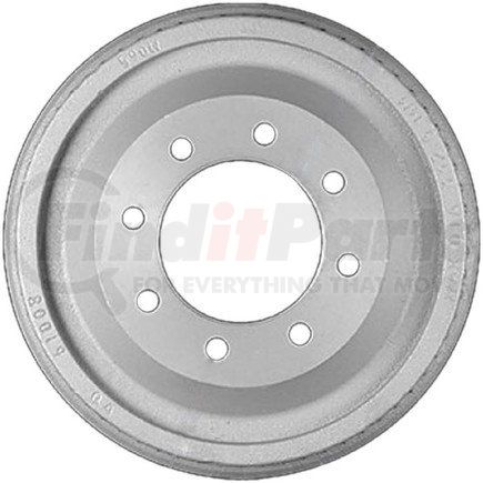 PDR0658 by BENDIX - Brake Drum - Rear, 13", Cast Iron, Natural, 8 Lug Holes, 6.5" Bolt Circle