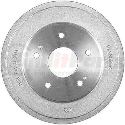 PDR0702 by BENDIX - Brake Drum - Rear, 8.66", Cast Iron, Natural, 5 Lug Holes, 114.30mm Bolt Circle