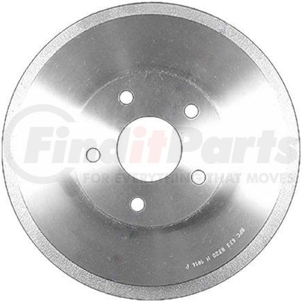 PDR0703 by BENDIX - Brake Drum - Rear, 9", Cast Iron, Natural, 5 Lug Holes, 100mm Bolt Circle