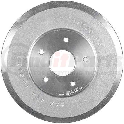 PDR0720 by BENDIX - Brake Drum - Rear, 12.34", Cast Iron, Natural, 5 Lug Holes, 4.5" Bolt Circle