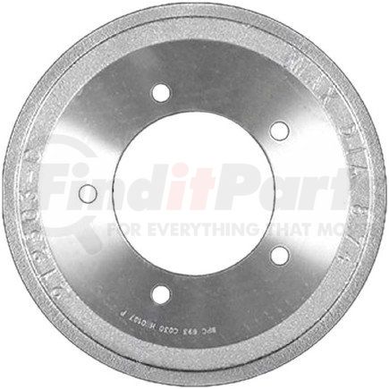 PDR0721 by BENDIX - Brake Drum - Rear, 8.66", Cast Iron, Natural, 5 Lug Holes, 5.5" Bolt Circle