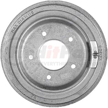 PDR0690 by BENDIX - Brake Drum - 11.030", Cast Iron, Natural, 5 Lug Holes, 135mm Bolt Circle