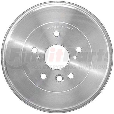 PDR0782 by BENDIX - Brake Drum - Rear, 9", Cast Iron, Natural, 5 Lug Holes, 4.5" Bolt Circle