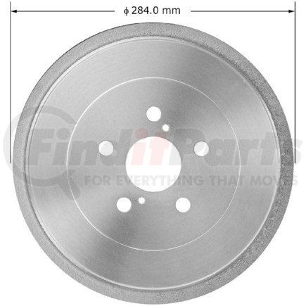 PDR0836 by BENDIX - Brake Drum Fits 2009-2019 Toyota Corolla