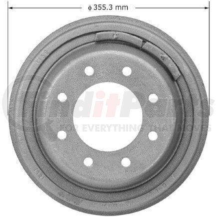 PDR0253 by BENDIX - Brake Drum