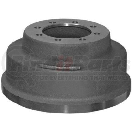 PDR0264 by BENDIX - Brake Drum - Rear, 12", Cast Iron, Natural, 8 Lug Holes, 6.5" Bolt Circle