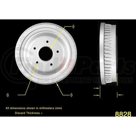 PDR0274 by BENDIX - Brake Drum