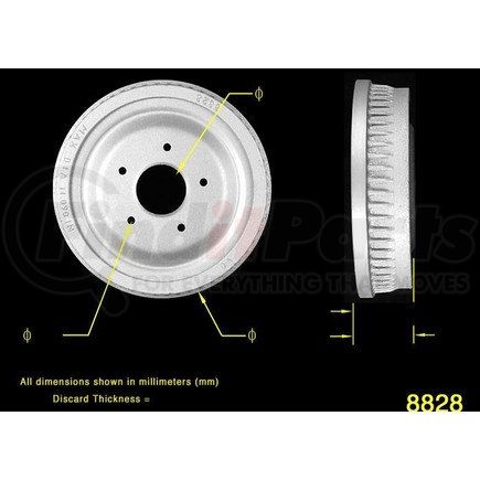 Bendix PDR0274 Brake Drum Brake Drum