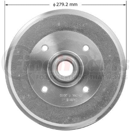 PDR0355 by BENDIX - Drum